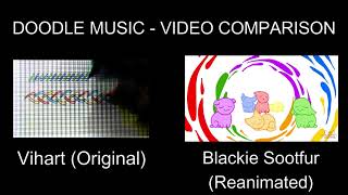 Doodle Music Comparison - Vihart VS Blackie Sootfur