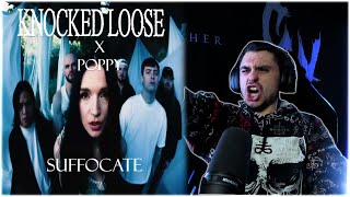 METALCORE MUSICIAN REACTS: Knocked Loose  ft. Poppy - Suffocate (REACTION)