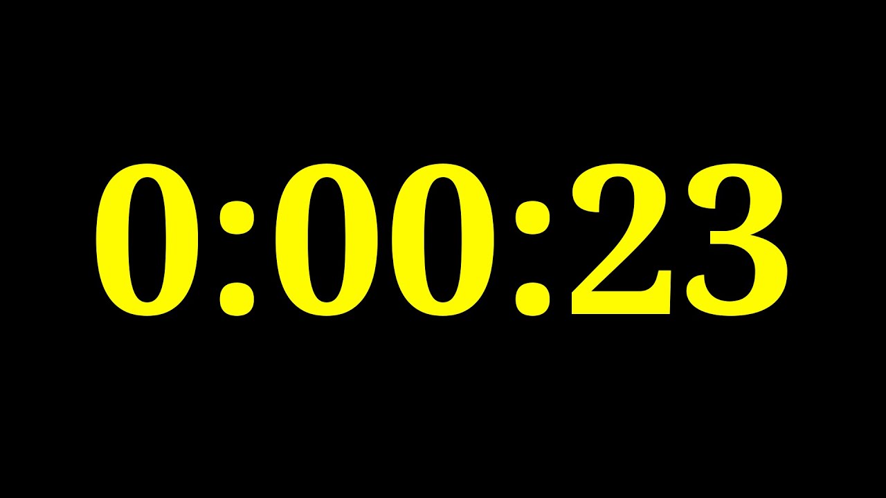 23 Seconds Timer - YouTube