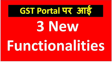 3 NEW GST PORTAL  FUNCTIONALITIES I LATE FEES I GST RETURNS  I CA Satbir Singh