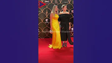 ريم مصطفي وعائشة بن احمد باطلالة جذابة يشعلوا ريد كاربت مهرجان القاهرة للدراما 
