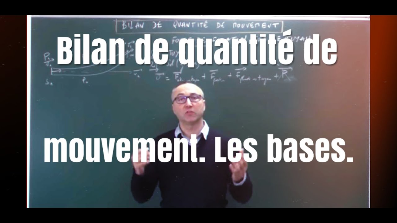 Bilan de quantité de mouvement (1): les techniques de base indispensables