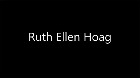 Ruth Ellen Hoag