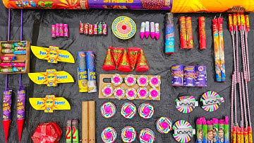 Different types of Diwali Crackers Testing | Unique Firecrackers Testing | Sky Shot Testing 