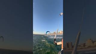 Kite surfer wiped out during a crash 🤯🌊