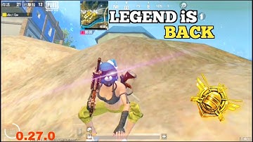 LEGEND iS BACK 🔥😱 PUBG Lite 0.27.0 | Crash fixed | I