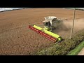 Big Power On Display - Lexion 8600 &amp; 750 - John Deere 8RX 410 - Brent Harvest 2023 #harvestchaser