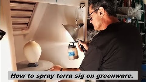 Spraying Terra Sigillata?