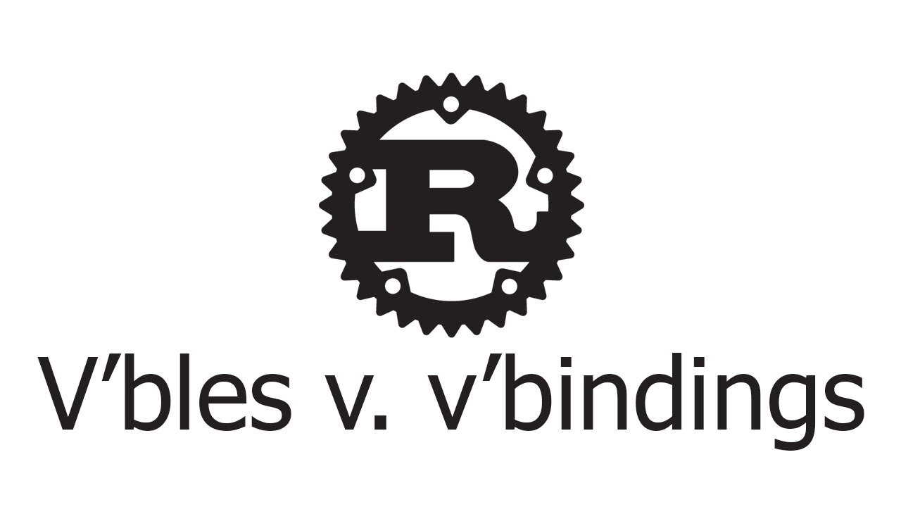 Let s Rust Variables Versus Variable Bindings Learn Rust YouTube Let s rust variables versus variable bindings learn rust youtube