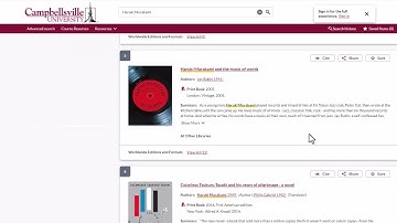 Interlibrary Loan - Items from Other Libraries