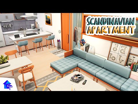 SCANDINAVIAN FAMILY APARTMENT ? | The Sims 4: Dream Home Decorator Apartment Speed Build