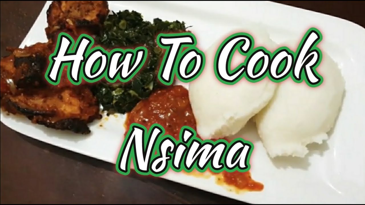 How To Cook Nsima Zambian Way In The Uk Youtube