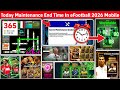 Today Maintenance End Time In eFootball 2026 Mobile || Pes Server Maintenance End Time Today 🔔🤔
