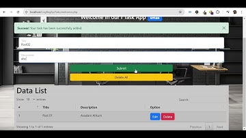 PHP Project Demo: Login Registration System and Todo Web App