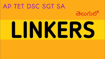 Linkers telugu I AP TET DSC SGT SA English