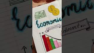 title Page of economics #art #drawing #painting