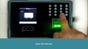 eSSL MB160 Schedule Bell Settings