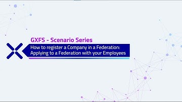 GXFS DE Scenario “How to register a company in a Federation/apply to a Federation with employees”