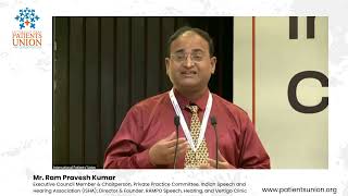 International Patients’ Union Conference 2025- Mr. Ram Pravesh Kumar