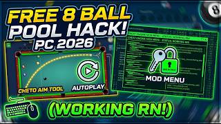 🎱 Free 8 Ball Pool Hack PC 2026 (CHETO Aim Tool & Autoplay) 🎱 Cheat Engine Mod Menu 🎱 (Working rn!)