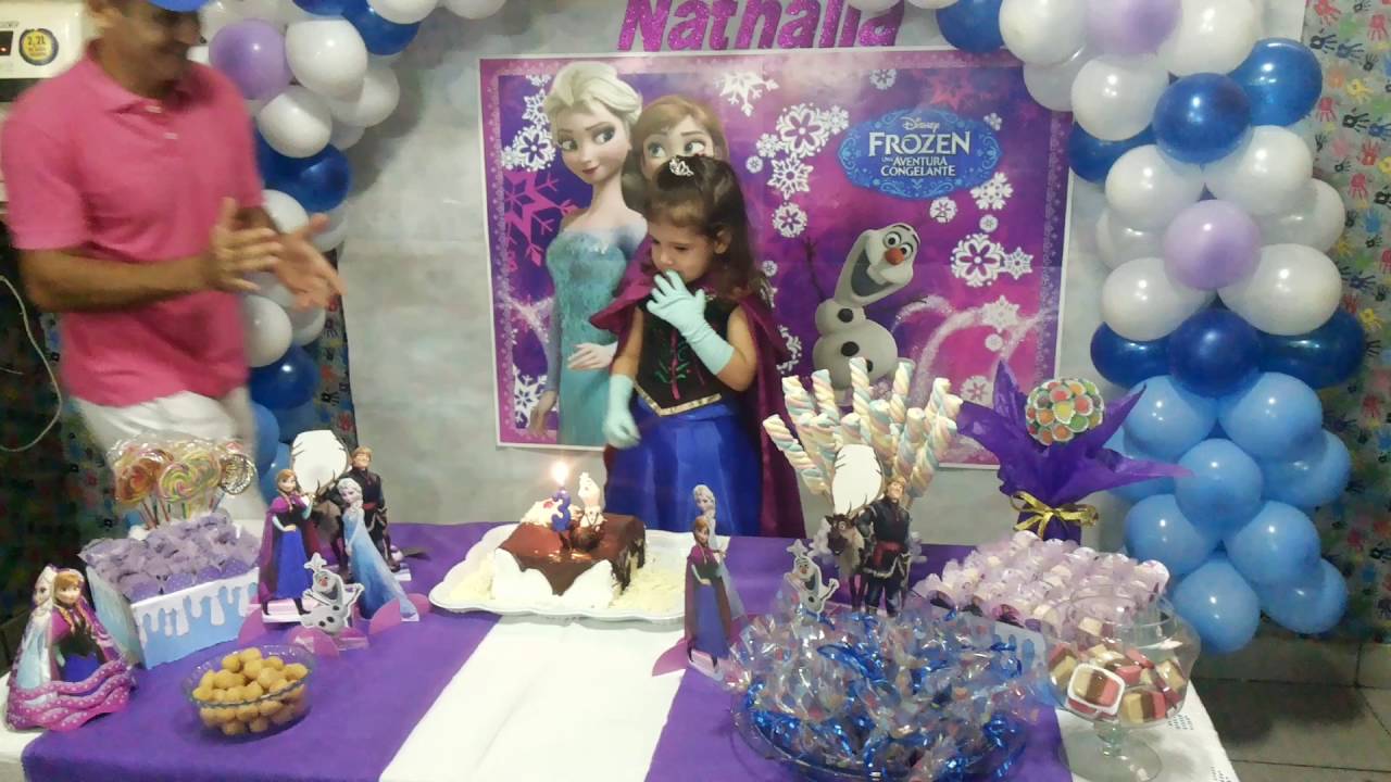 Aniversário Frozen - Parabéns  Nathália!