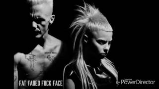 DIE ANTWOORD - Fat Faded Fuck Face [Lyrics video] Resimi