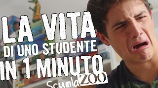 La VITA di uno STUDENTE in 1 MINUTO - UmorismoKIWI #ScuolaZoo