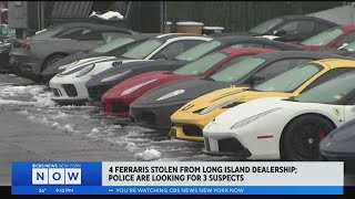 4 Ferraris stolen from Long Island dealership