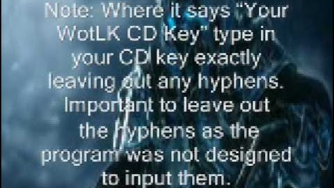 WoW WotLK CD Key Duplicator (Working as of Dec. 17)