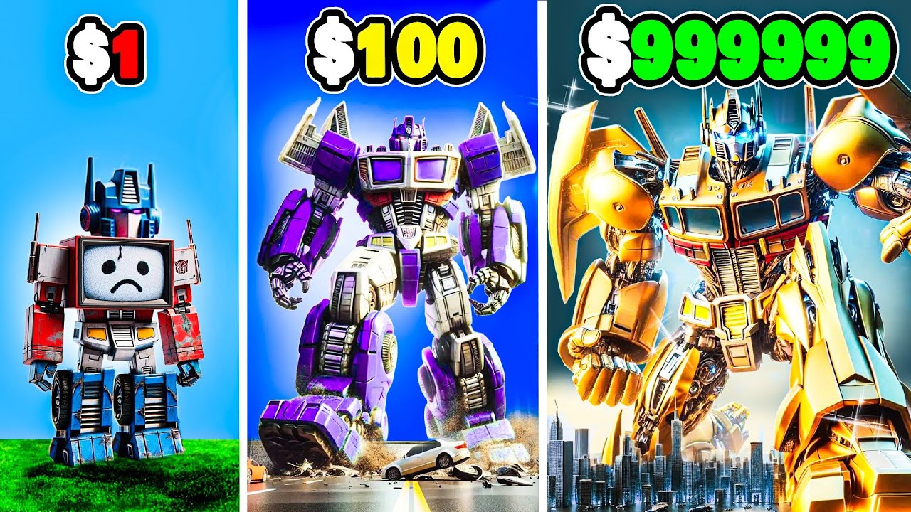 ТРАНСФОРМЕР от 1 до 1 000 000 долларов в GTA 5