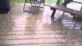 Freak hail storm in Toronto