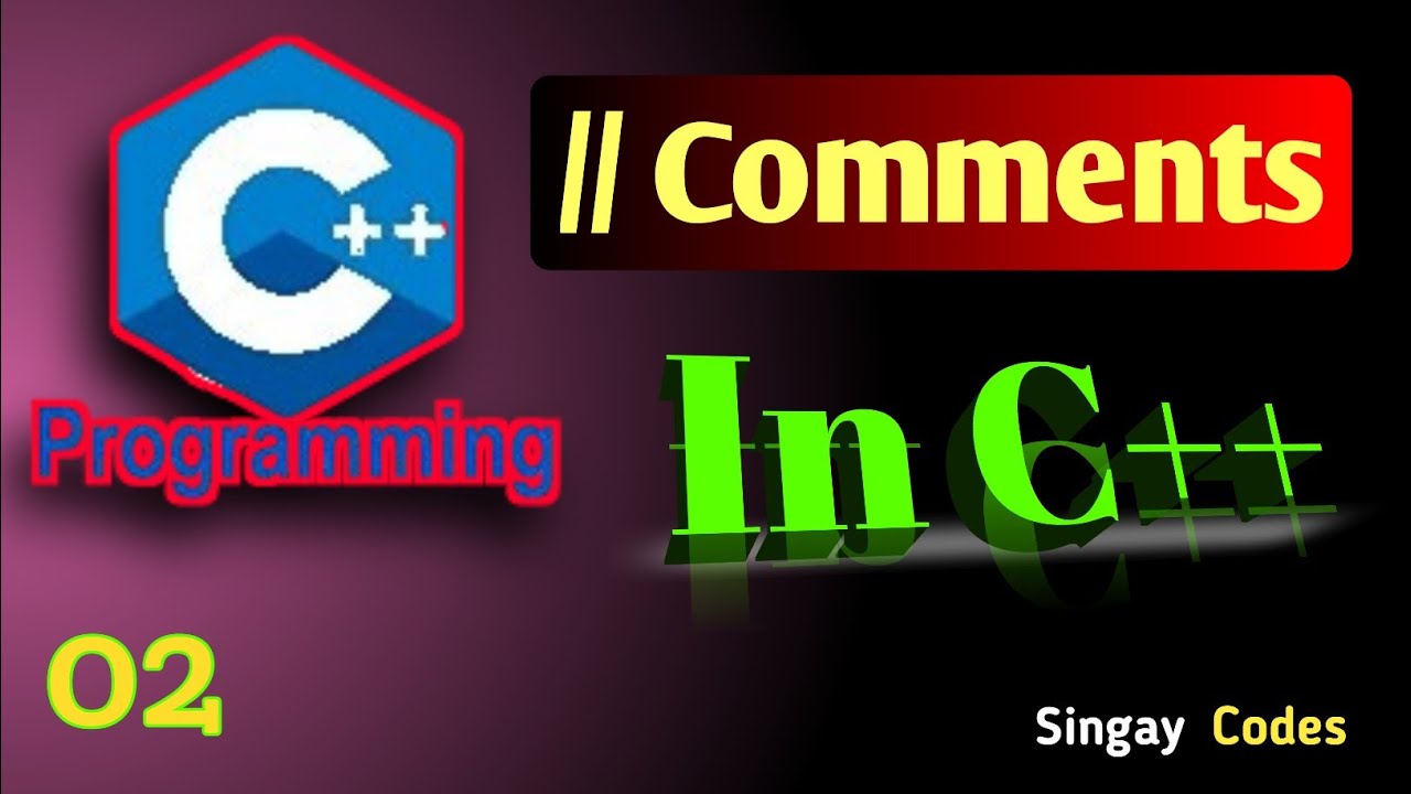 Comments In C++ || BSCS 1 Semester C++ tutorial for beginners #02 ...