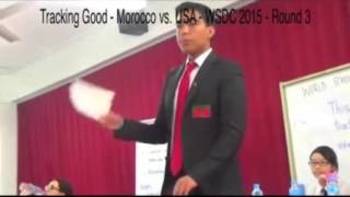 Morocco vs. USA - WSDC 2015 Singapore - Academic Tracking