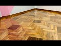 ¿PULIENDO UN PISO CON AMOLADORA? //PARQUET//! QUE LOCURA!! 💪🏻🛠😎