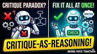 The Critique Paradox  Teaching LLMs to Self Correct Profile
