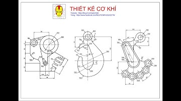 AUTOCAD CƠ KHÍ - HƯỚNG DẪN VẼ AUTOCAD  2D CƠ KHÍ BÀI - 9
