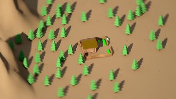 Isometric Forest Everything Animation Cinema 4D