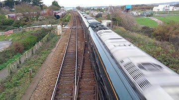 Trains.  GWR Class 802 at Dawlish Warren