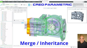 Creo Parametric - Merge / Inheritance Feature - Top Down Design (TDD)
