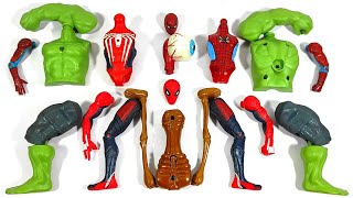 Avengers Toys Assemble Miles Morales, Spider-Man, Hulk Smash, Siren Head - Marvel Superhero Story