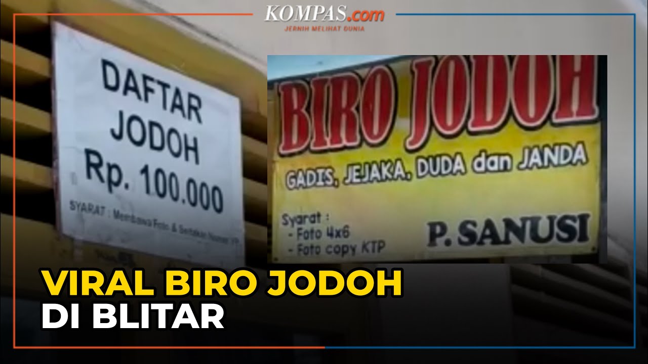 Viral Biro Jodoh Pasang Tarif Rp 100000 di Blitar Ini Kisah Pemiliknya