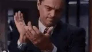 Leonardo DiCaprio claps (gif)