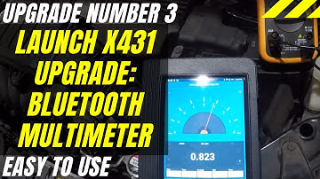 PART 3/5 How to turn a Launch X-431 Pad into an even better diagnostic tool - Bluetooth Multimeter