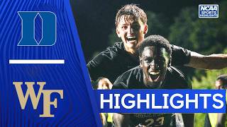 Duke vs Wake Forest | NCAA College Soccer Highlights | September 5, 2026
