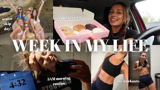 *a very real* WEEK IN MY LIFE as a stressed senior who's ready to graduate! -  (feeling stuck)
