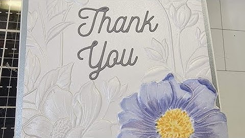 New Spellbinders 3D embossing folder of the month Jan 2023