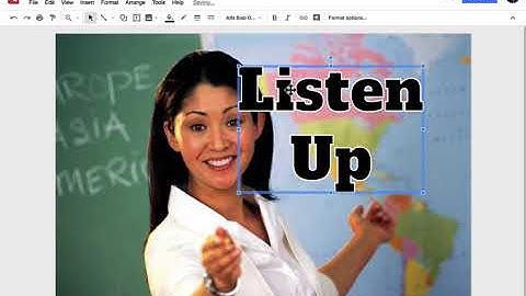 Make a Meme With Google Drawings