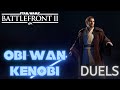 Star Wars Battlefront 2 | Lightsaber Duels Montage: Obi-Wan Kenobi