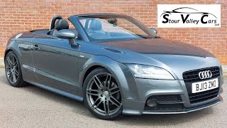 Audi TT TDI Quattro S-Line Black Edition S-Tronic For Sale in Sudbury Suffolk by Used Car Dealer.