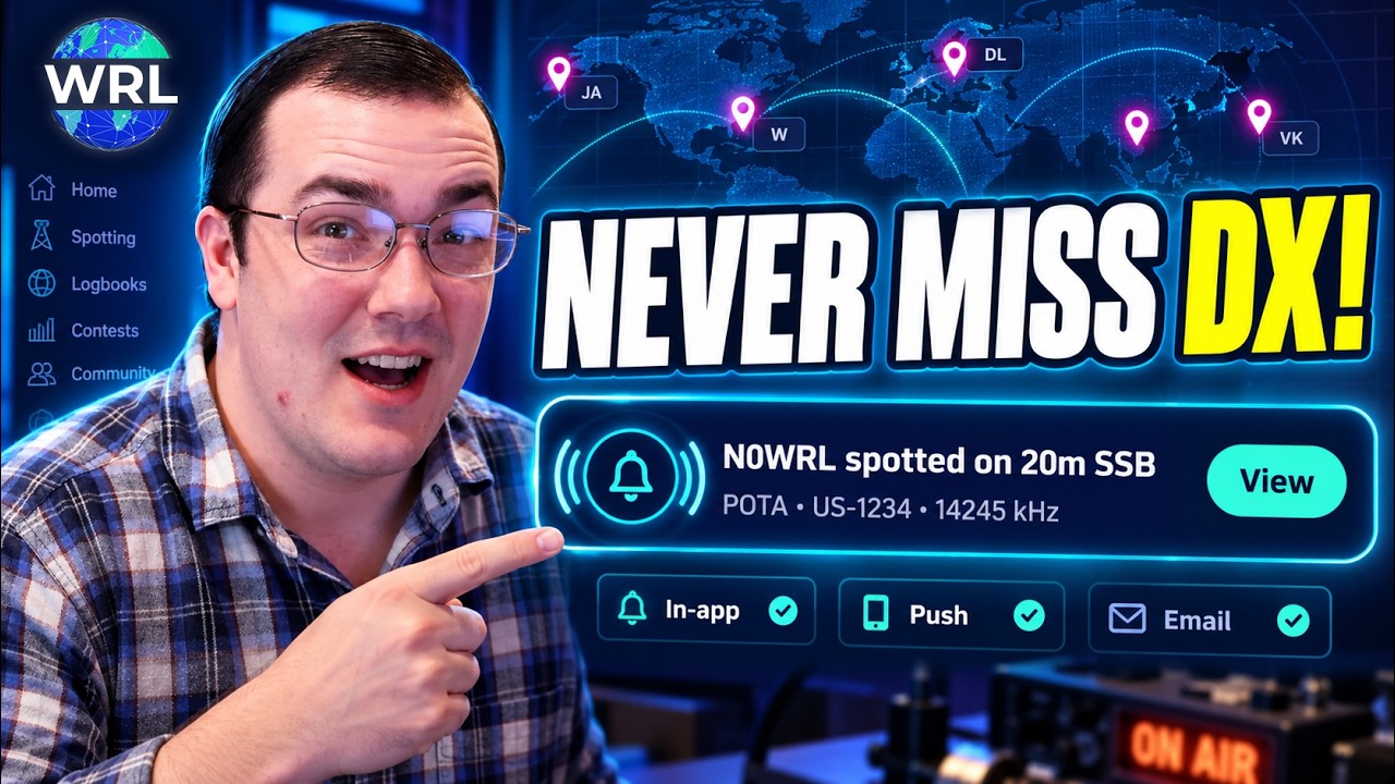 Never Miss a DX Spot Again! WRL Spotting Alerts & Notifications